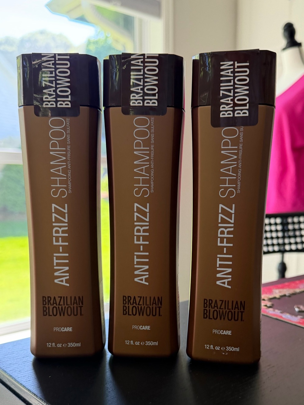 NWT Brazilian Blowout Anti-Frizz Shampoo - Bottles (Set of 3)